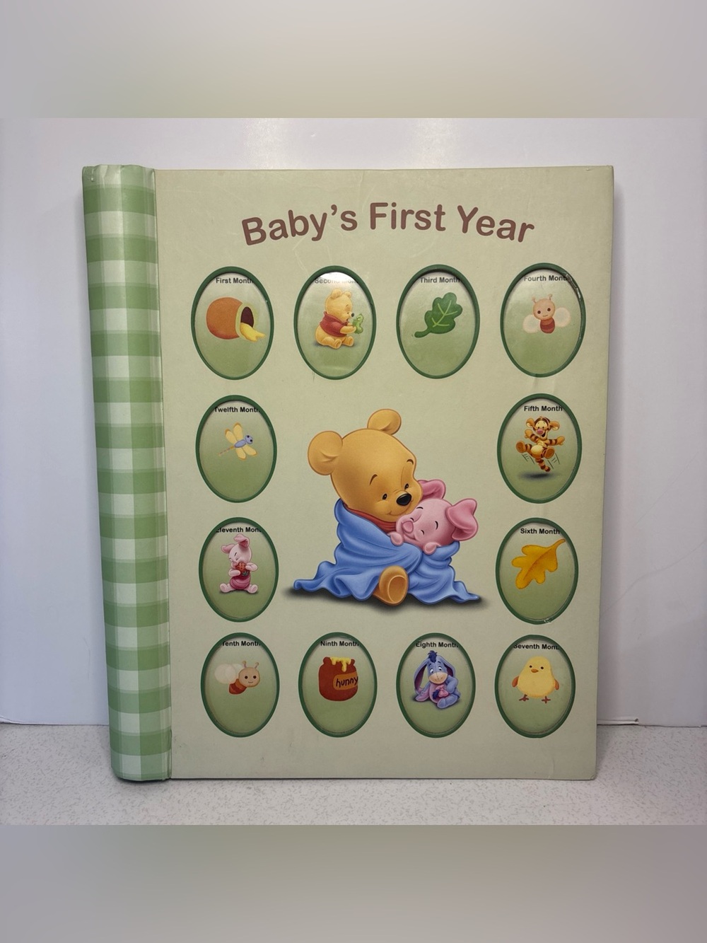 Vintage Disney Winnie-The-Pooh Baby Memory Book Baby First Years New